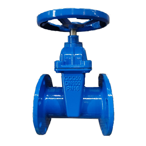 DIN F4 rubber sealing gate valve